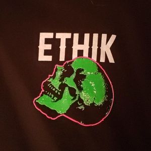 Ethik 'Pray for your Enemies' Black Sweater